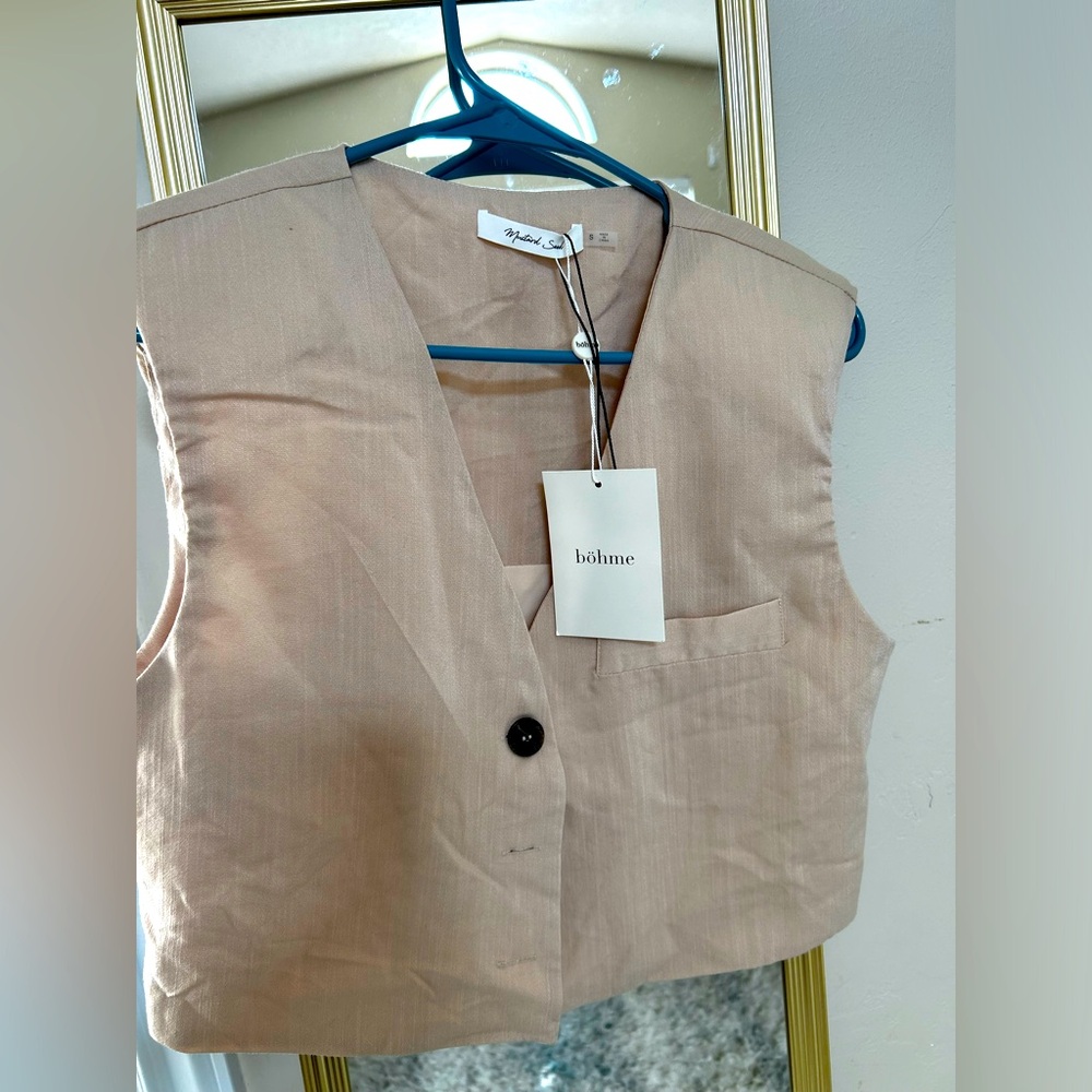 Bohme vest new with tags size small